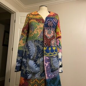 Desigual Colorful Knit Cardigan